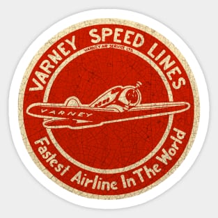 Varney Speed Lines Sticker